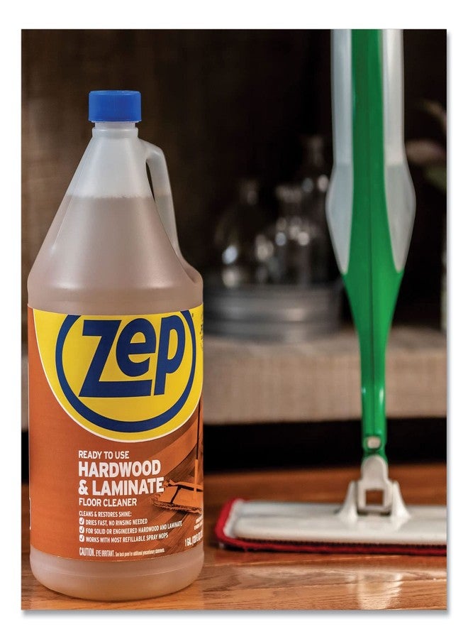 Zep ZPEZUHLF128 ZUHLF128 Hardwood and Laminate Cleaner, 128 oz. - Image 4